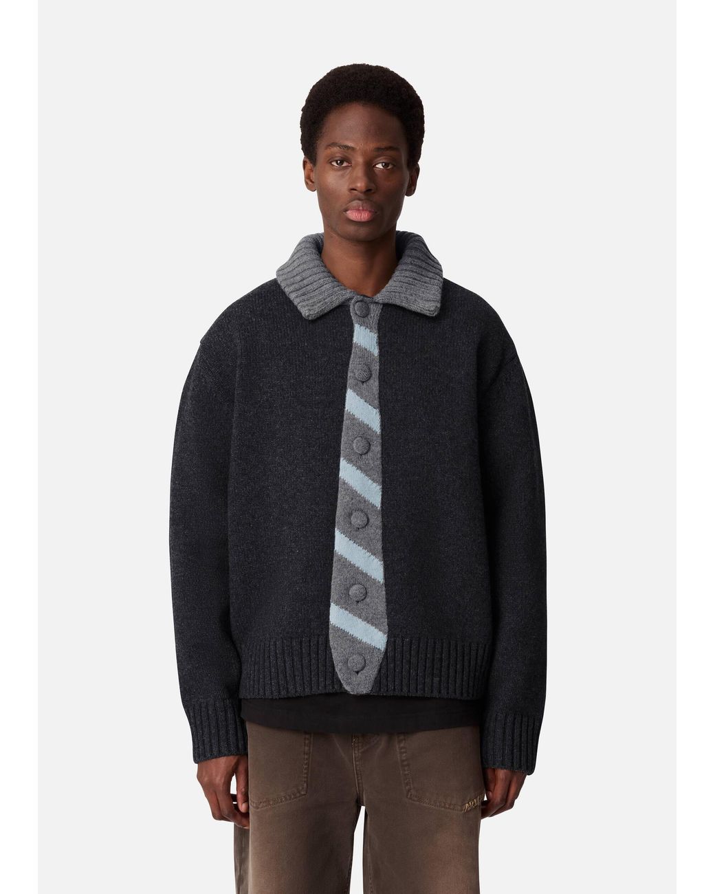 Axel Arigato Black Tether Tie Cardigan for men