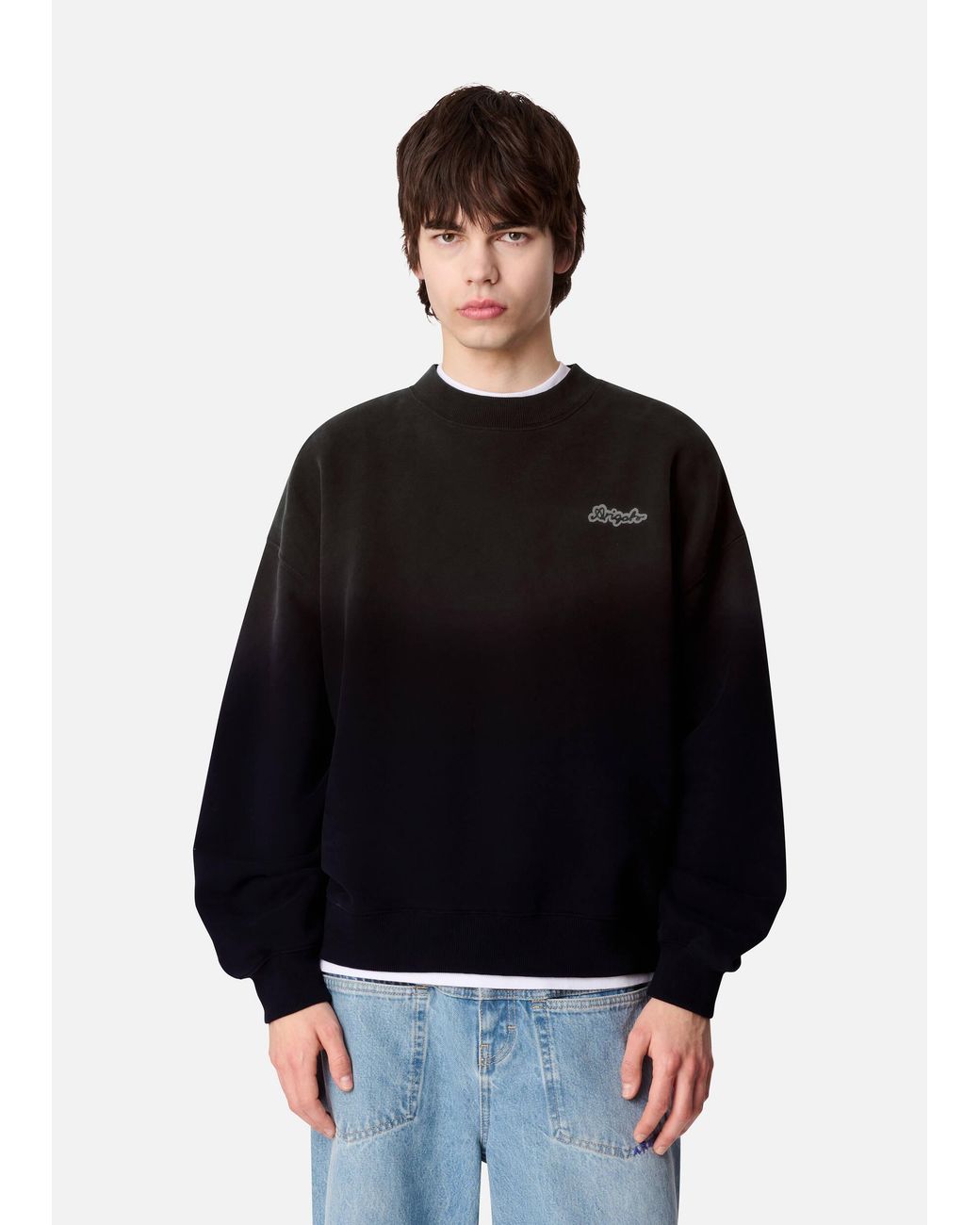 Axel Arigato Black Trace Washed Sweatshirt for men