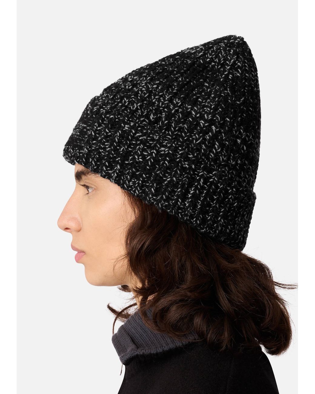 Axel Arigato Black Flock Beanie