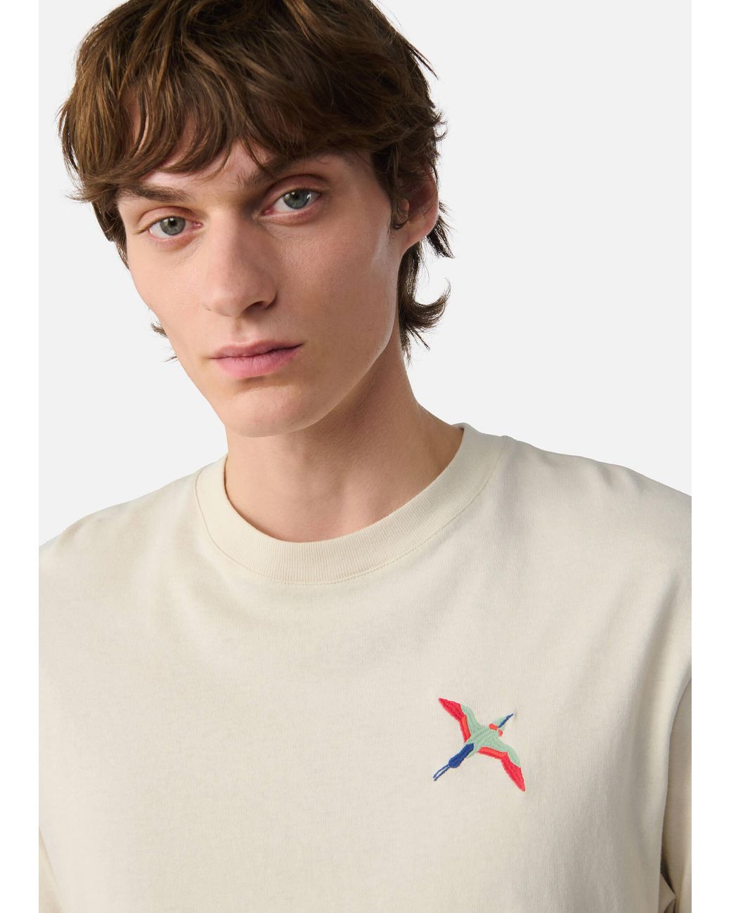 Axel Arigato White Bee Bird T-Shirt for men