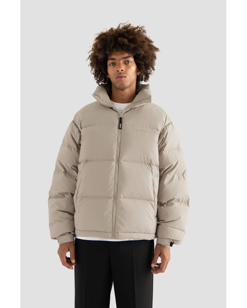 Axel Arigato Route Puffer Jacket in Natural for Men | Lyst UK