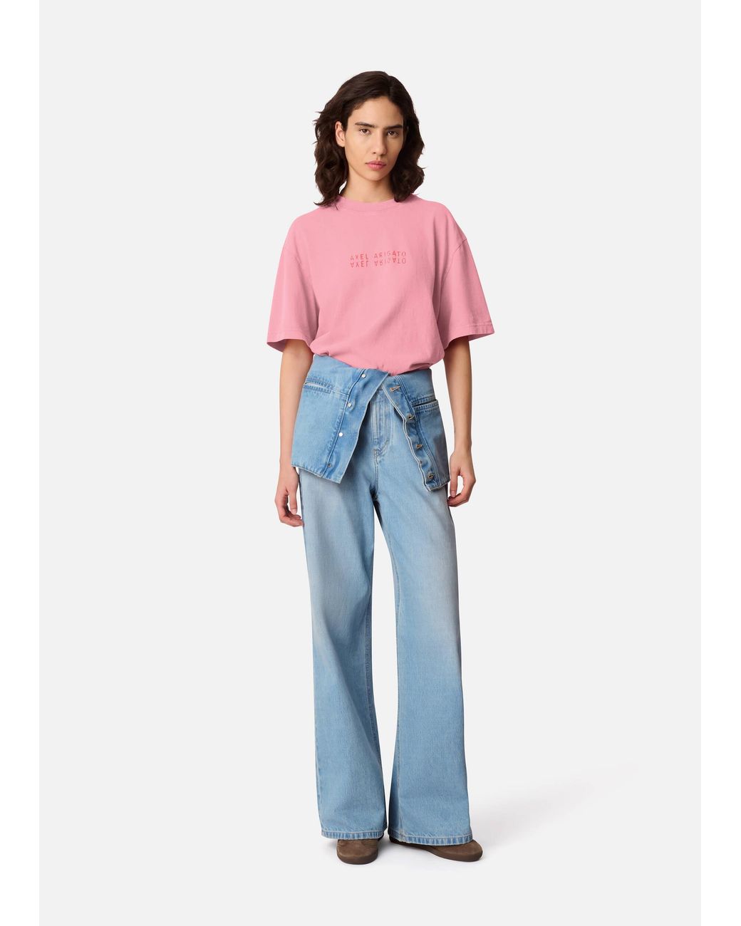 Axel Arigato Pink Reflection T-Shirt