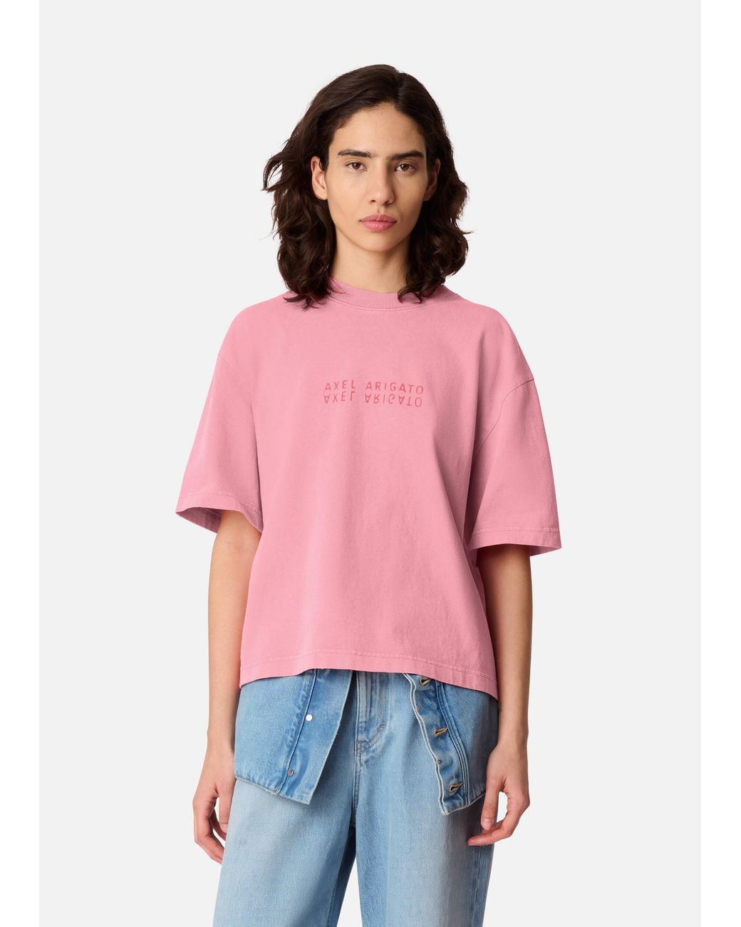 Axel Arigato Pink Reflection T-Shirt