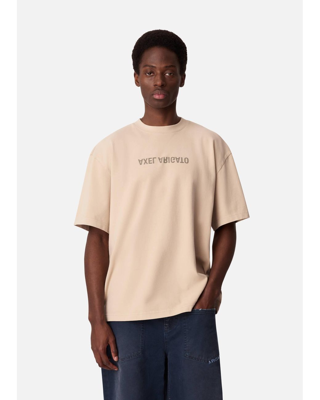 Axel Arigato Natural Distort Washed T-Shirt