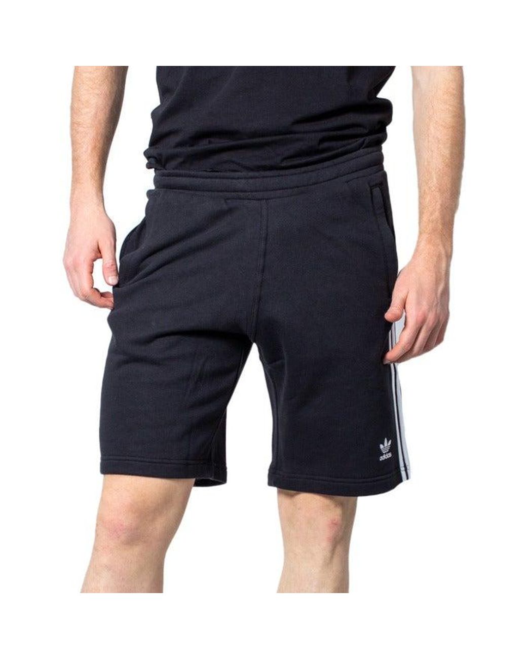 adidas Cotton Shorts in Black for Men 