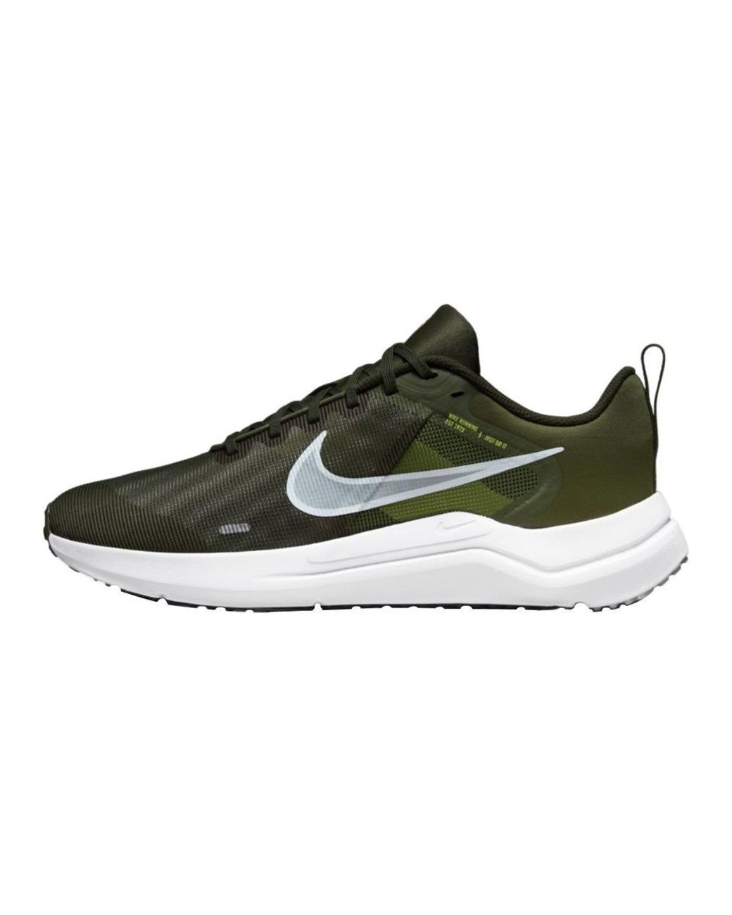 Nike Downshifter 12 Running Shoes in Green for Men | Lyst