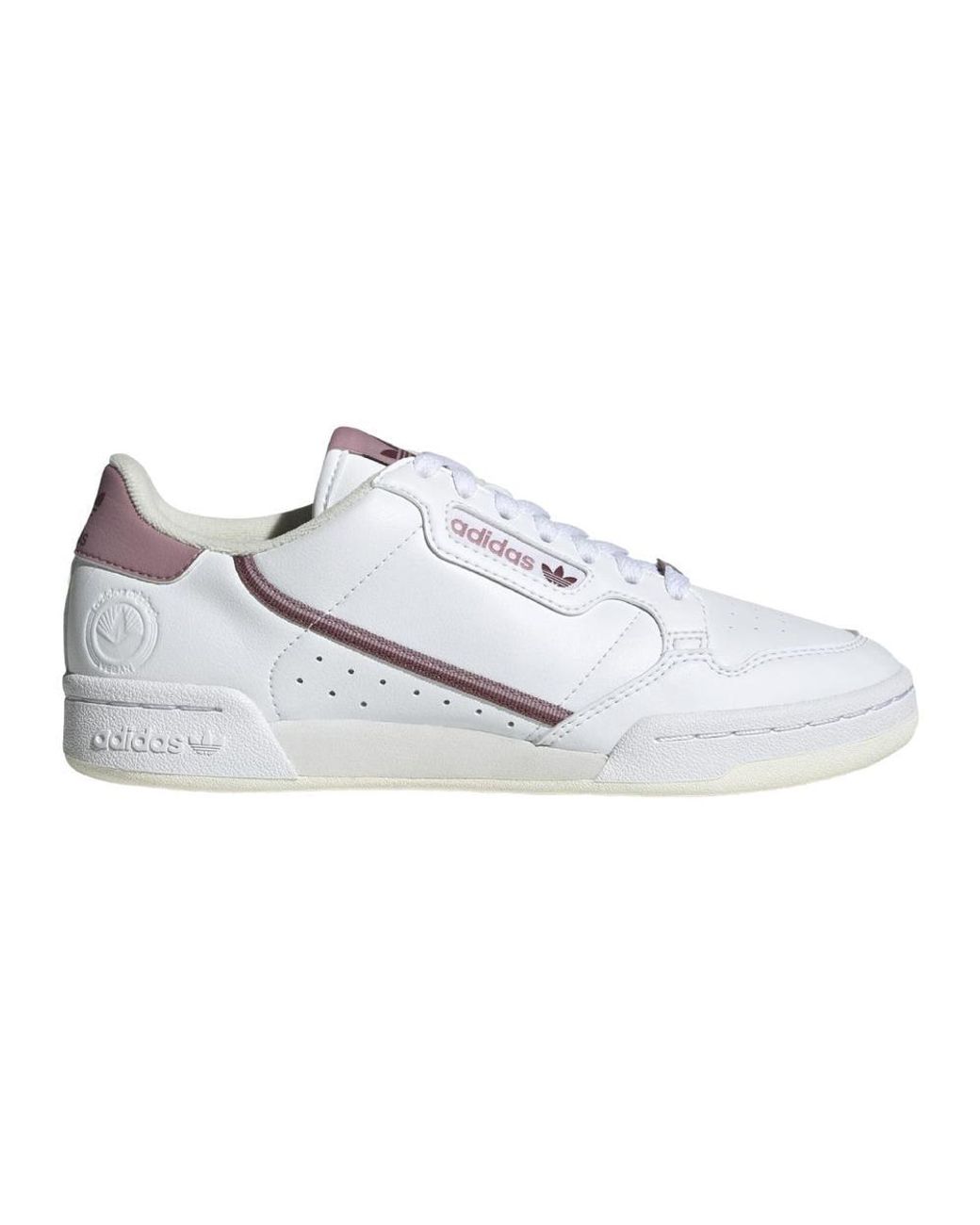adidas Continental 80 Vegan Casual Shoes in White | Lyst UK
