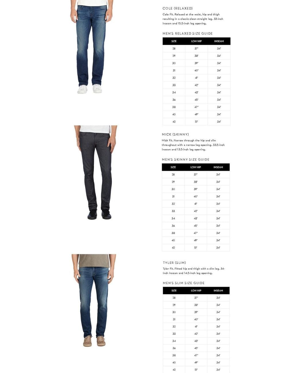 Size 29x30 Tyler Taper Slim Fit Skinny 