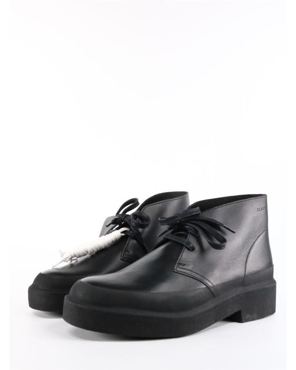 black clarks boots