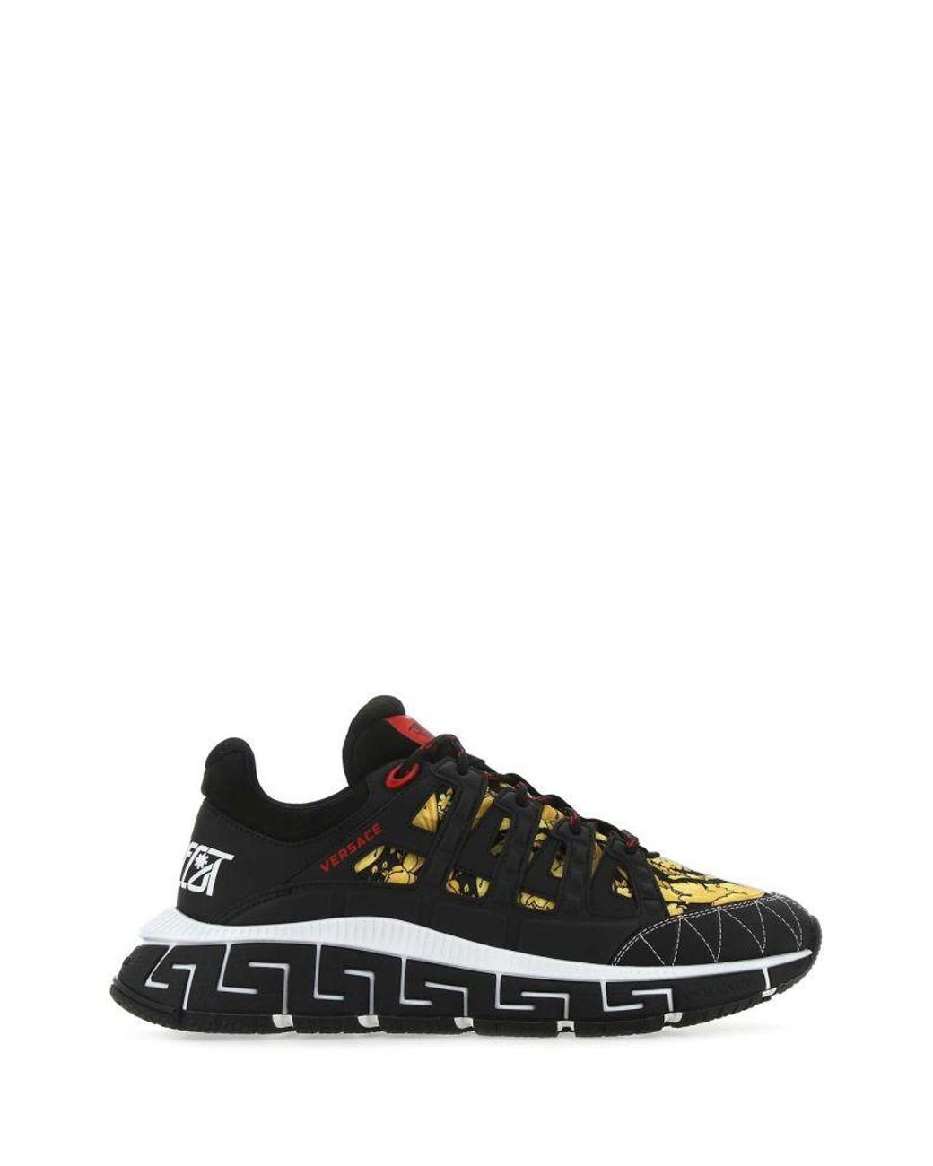 all black versace trainers