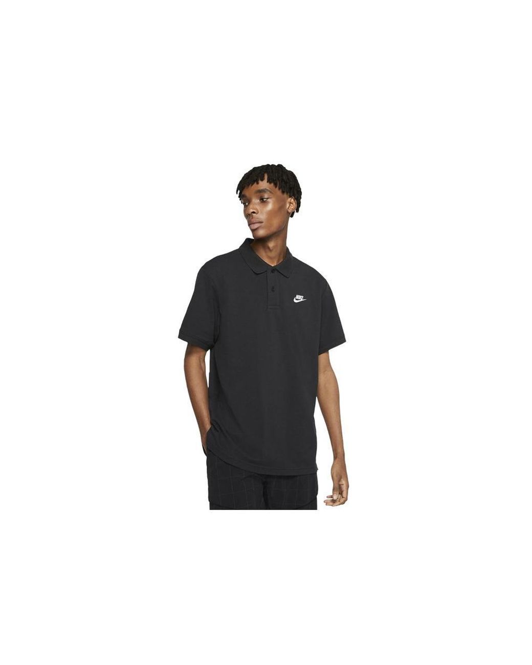 Nike Club Pique Matchup Polo in Black for Men | Lyst