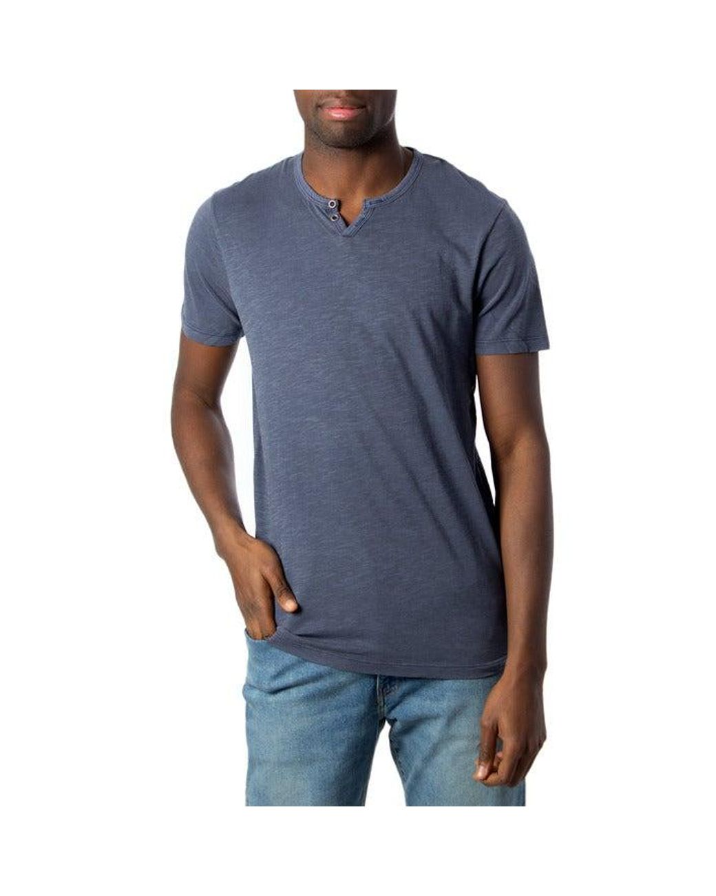 Jack \u0026 Jones Cotton T-shirts in Blue 