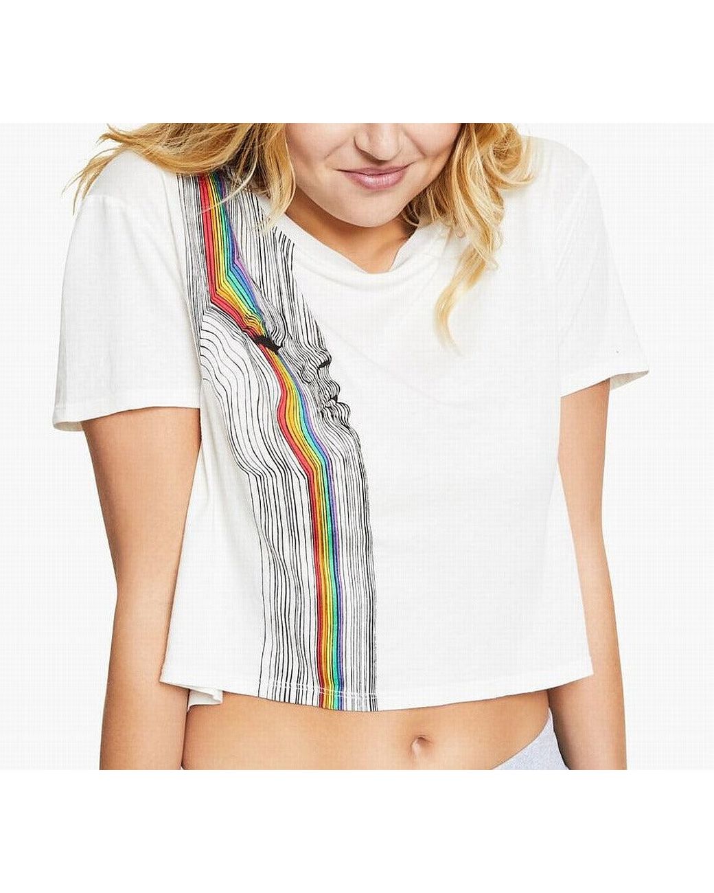 Cropped Rainbow Short Sleeve 