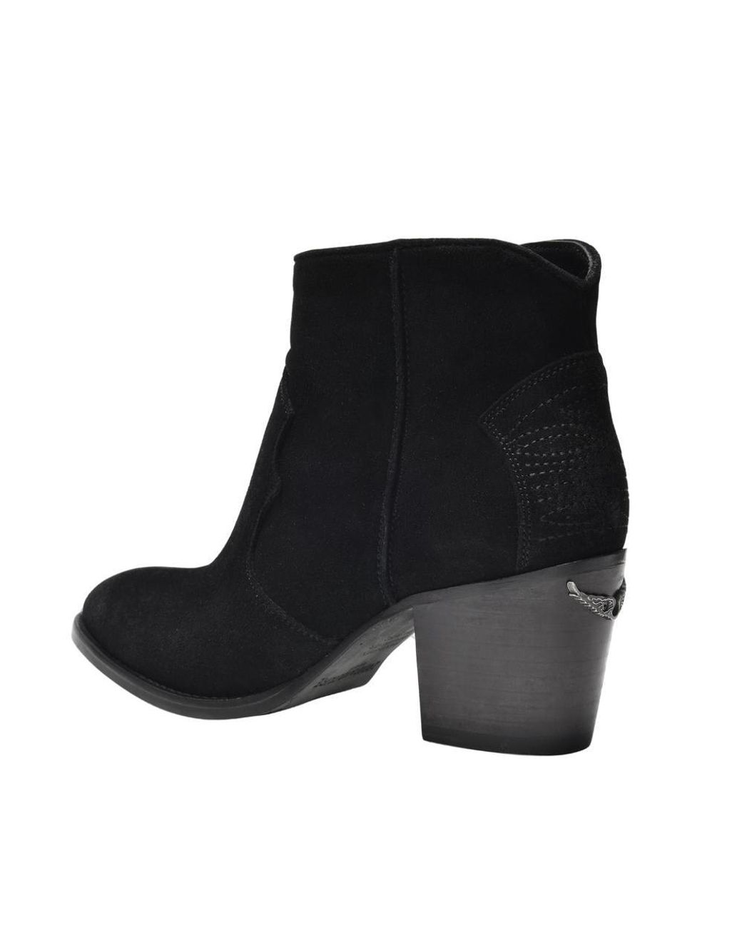 Zadig & Voltaire Zadig & Voltaire Molly Ankle Boots In Leather in Black |  Lyst