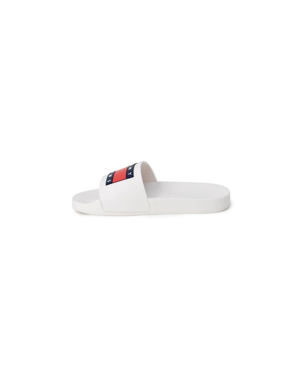 Tommy Hilfiger Jeans Slippers in White | Lyst