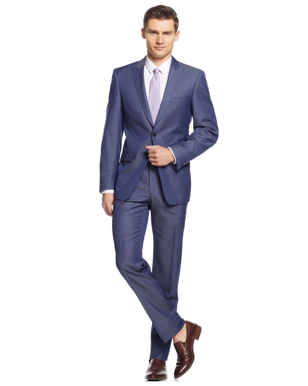 Calvin Klein X Denim Blue Extra-slim-fit Suit for Men | Lyst