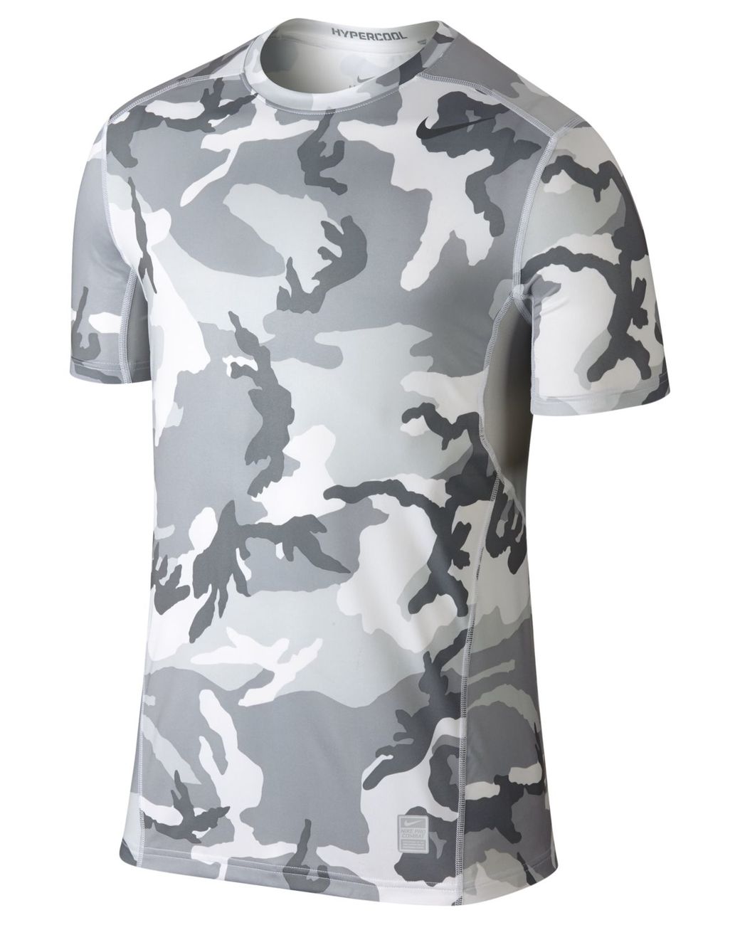 Nike Hypercool Dri-fit Camo T-shirt in Gray for Men | Lyst