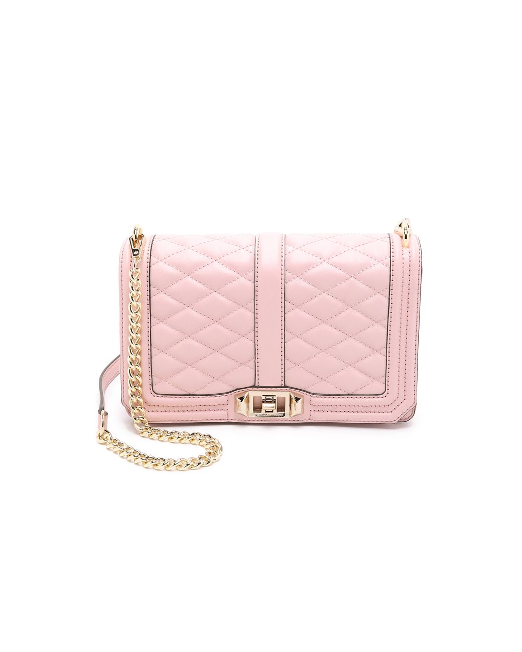 Rebecca Minkoff Love Cross Body Bag in Pink | Lyst
