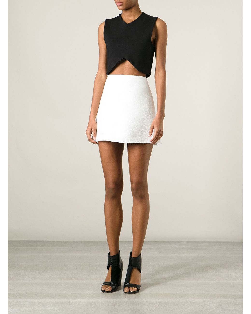 スカート COURREGES Women Mid Skirts 124CJU155 WHITE Long Skirts - courrèges