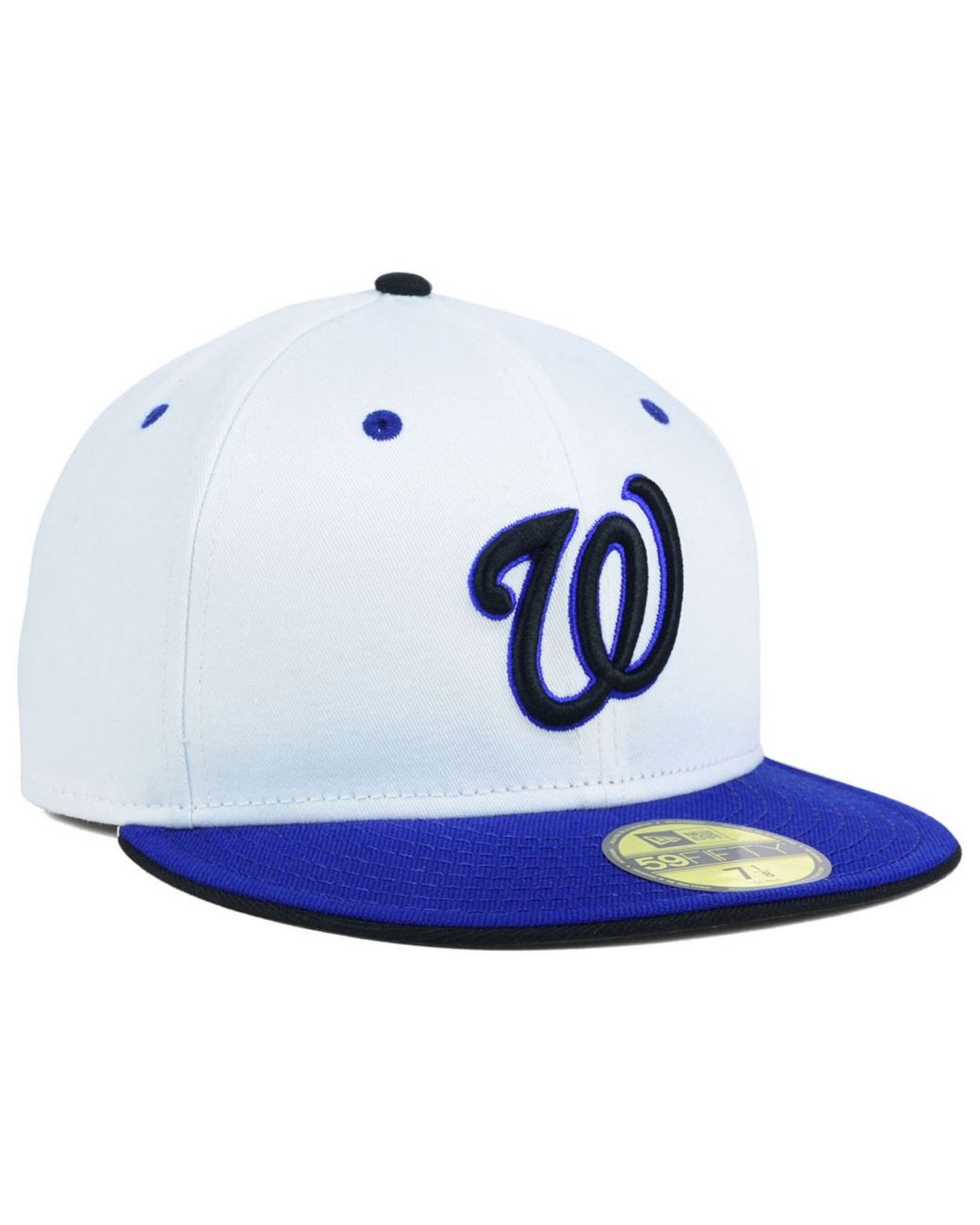 Men's Washington Nationals New Era White/Navy Alternate 2020 Authentic  Collection On-Field Low Profile Fitted Hat