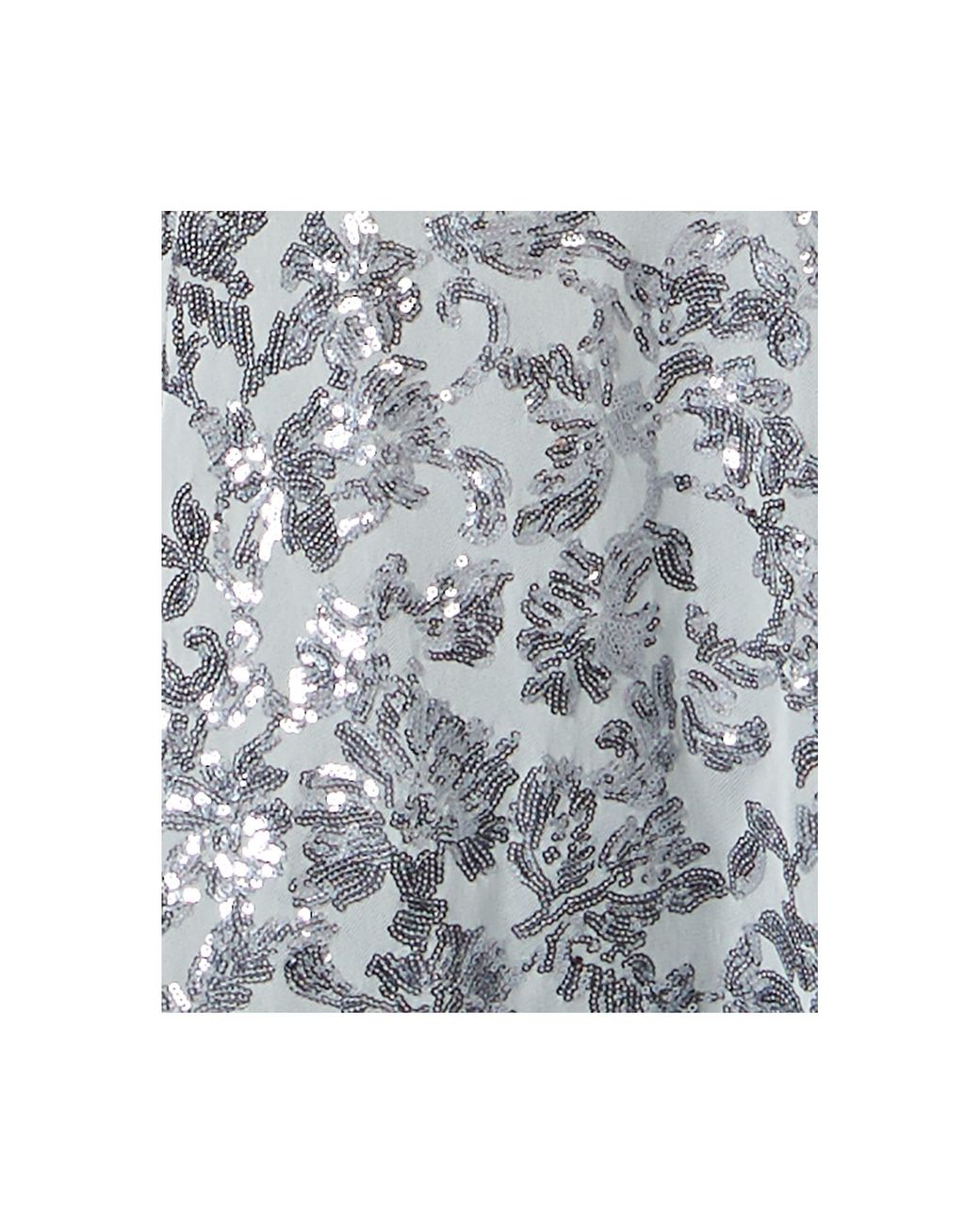 Calvin Klein Sequined Cap-sleeve Gown 