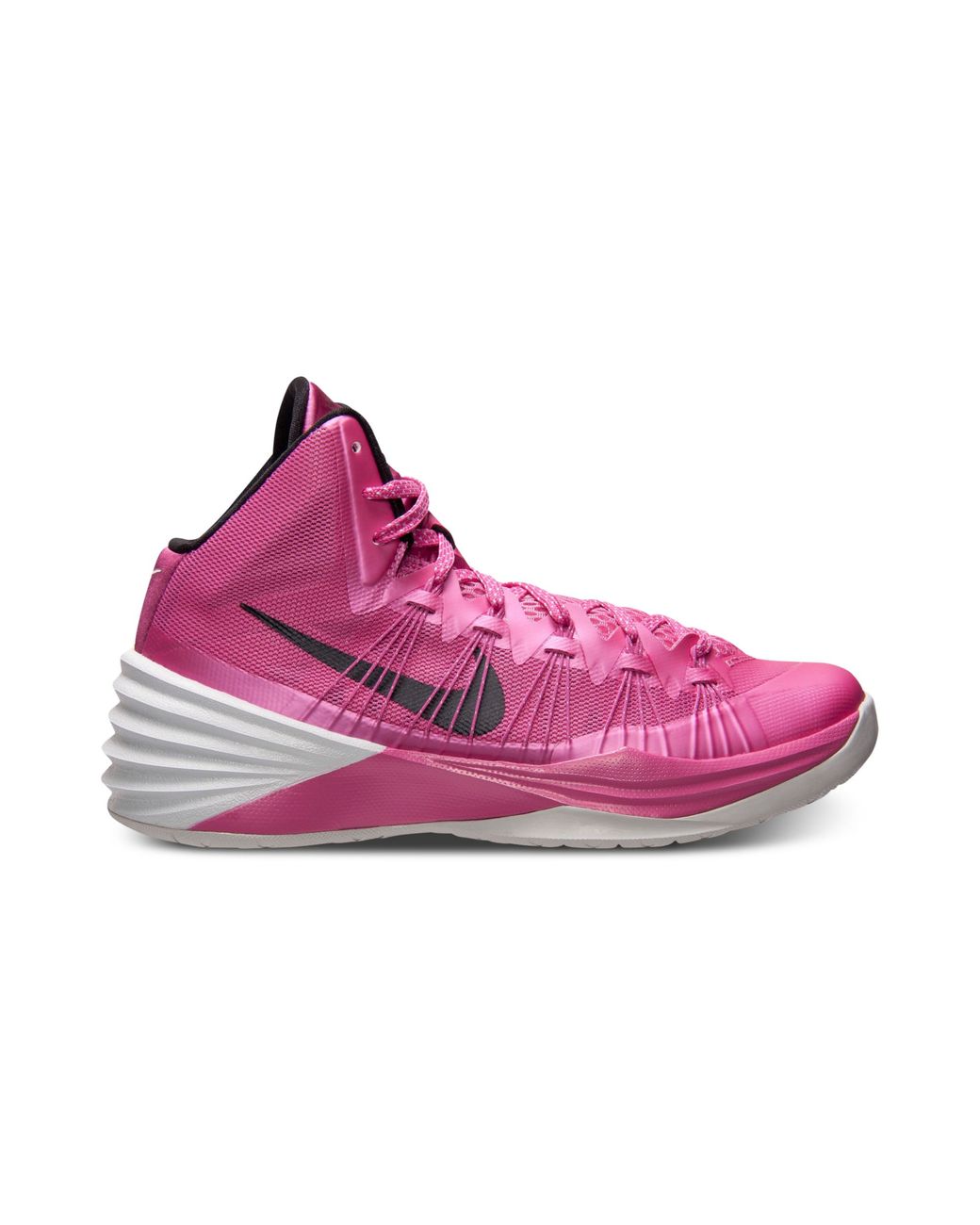Nike Hyperdunk Basketball Sneakers in Pink/Metallic Silver/Grey (Pink) for  Men | Lyst