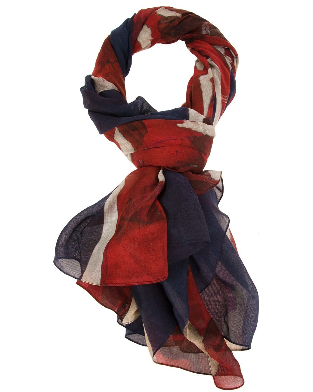 Alexander McQueen Union Jack Scarf in Red for Men | Lyst