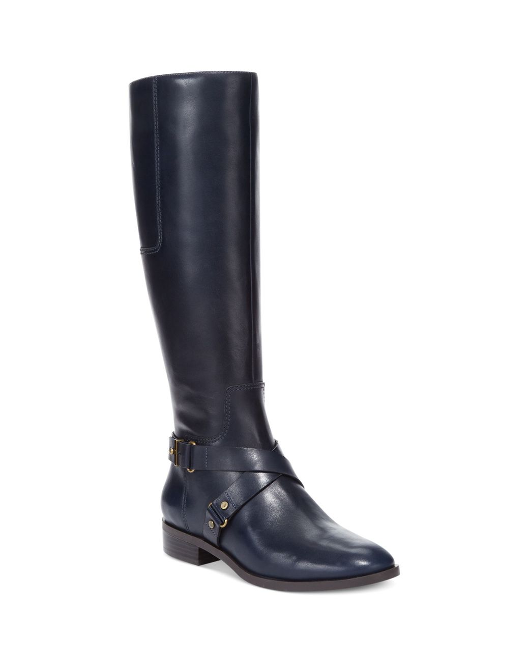 Nine west owenford top leather riding boots
