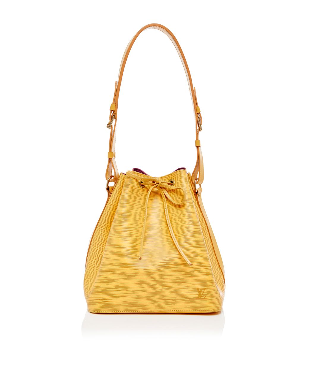 Louis Vuitton Tassel Yellow Epi Leather Petit Noe Bag Louis