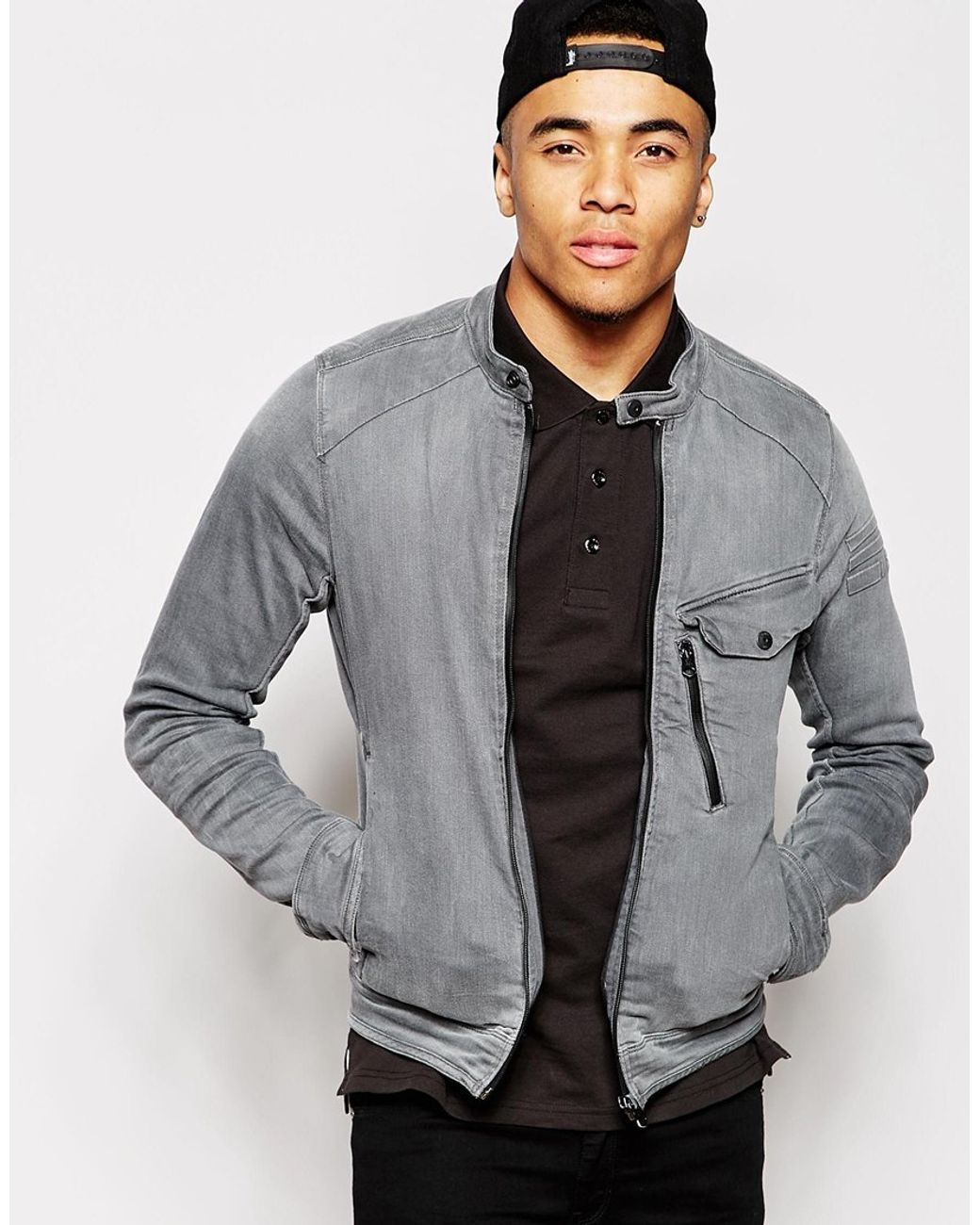 G-Star RAW Denim Jacket Defend Slim Fit 