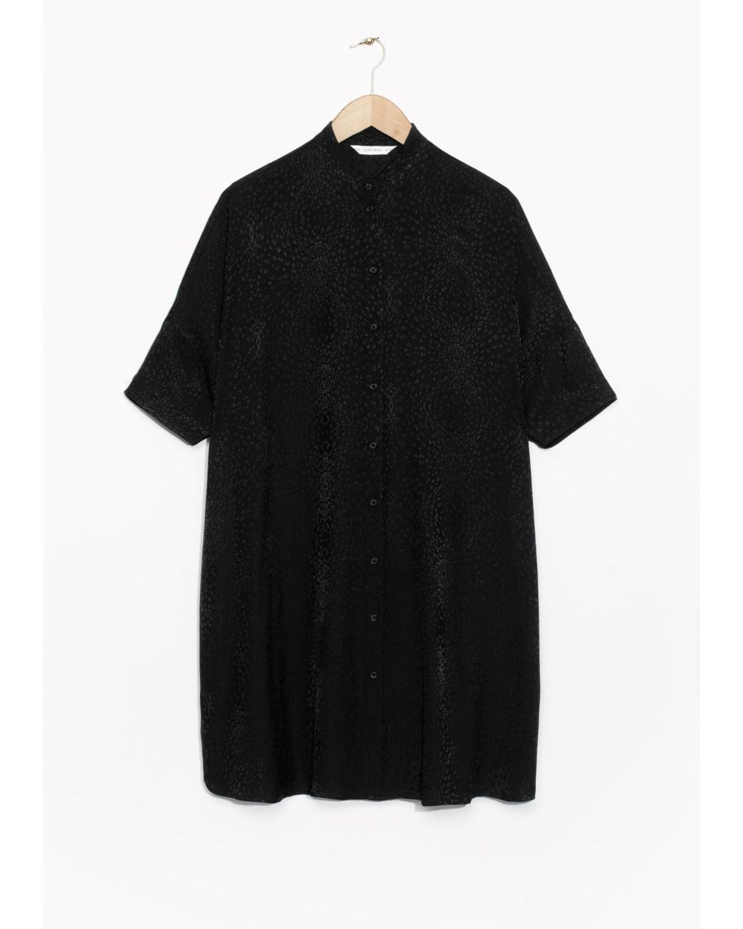 \u0026 Other Stories Oversized Shirt Dress in Black | Lyst Canada