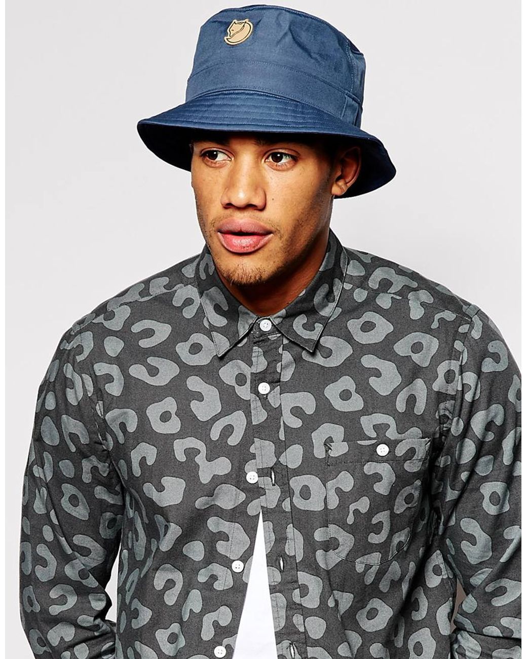 Fjallraven Kiruna Bucket Hat in Blue 