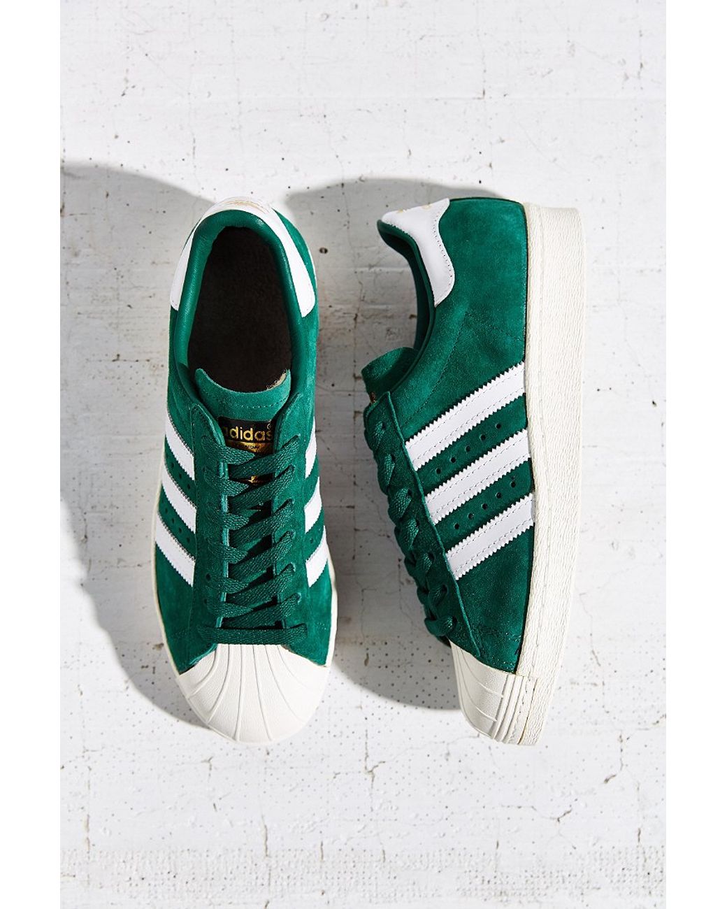 Adidas Superstar 80s Trainers White/Green