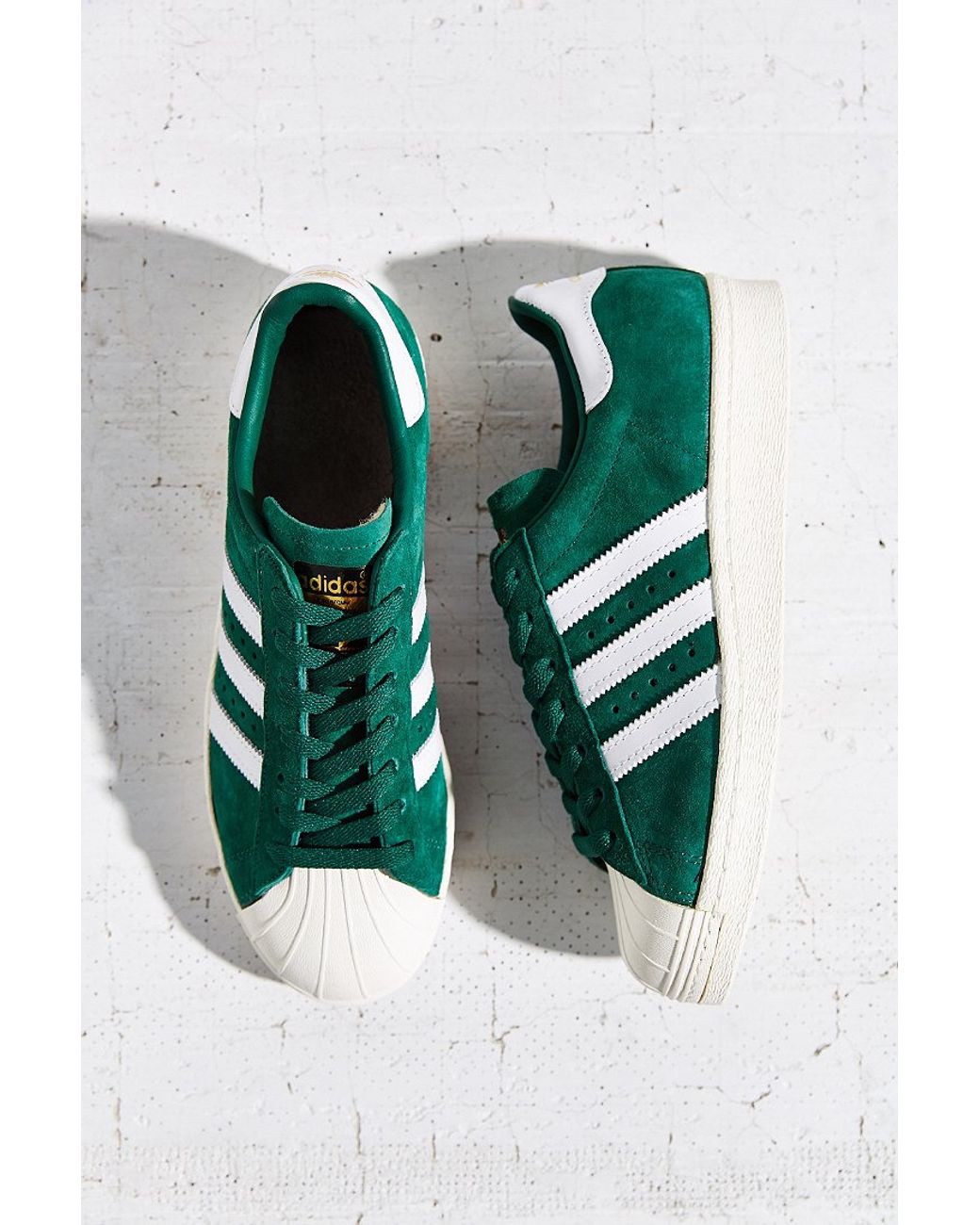 adidas Originals Superstar 80s Deluxe Sneaker in Green | Lyst