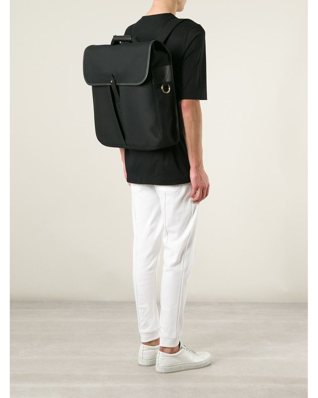 Lemaire Oversized Backpack in Black for Men | Lyst