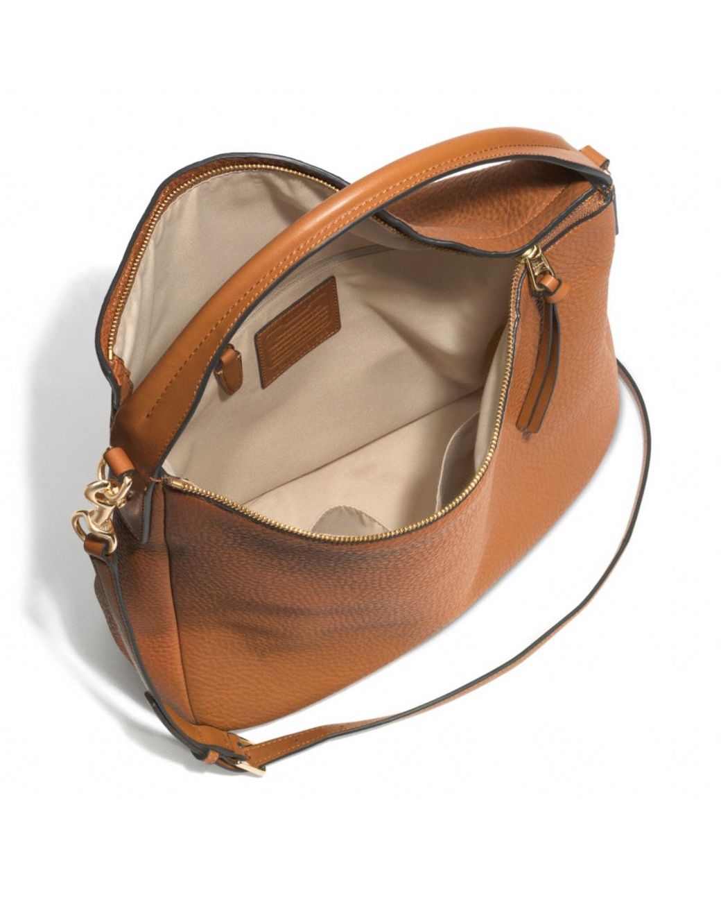 COACH Bleecker Sullivan Hobo In Pebbled Leather in Black Lyst