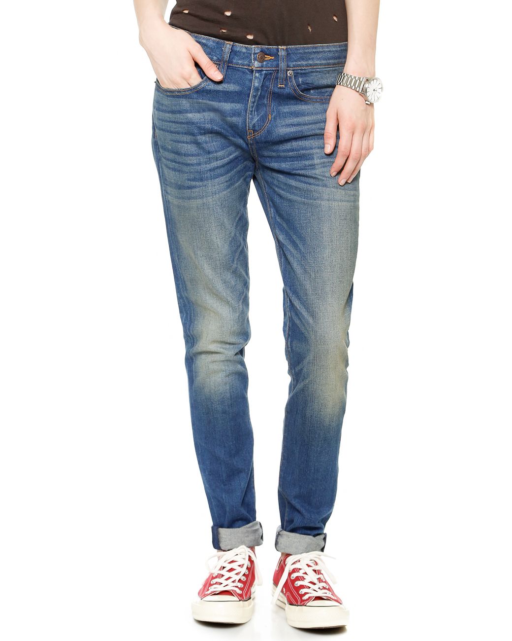 6397 Loose Skinny Jeans - Medium Dirty 