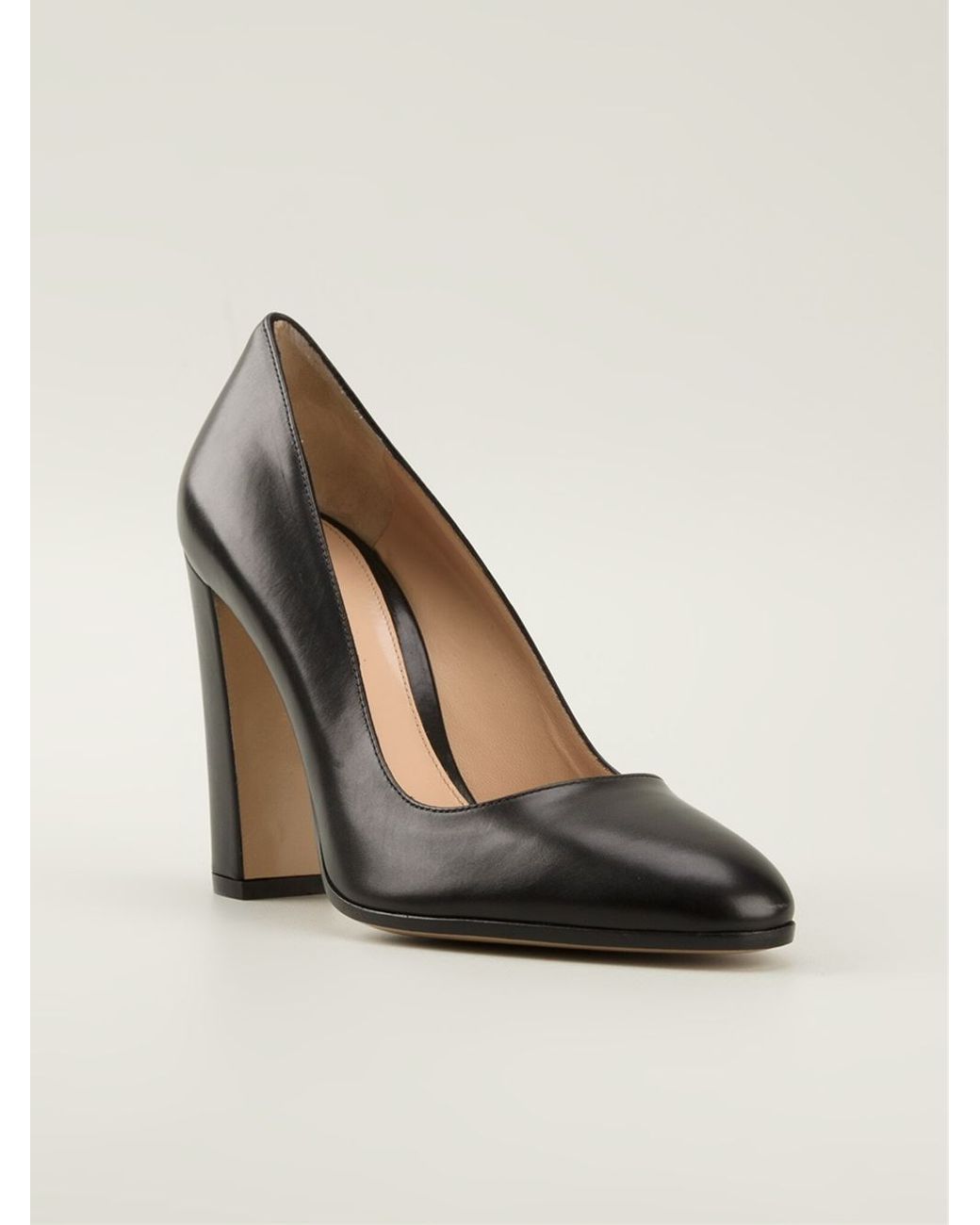 Gianvito rossi block heel pumps sale