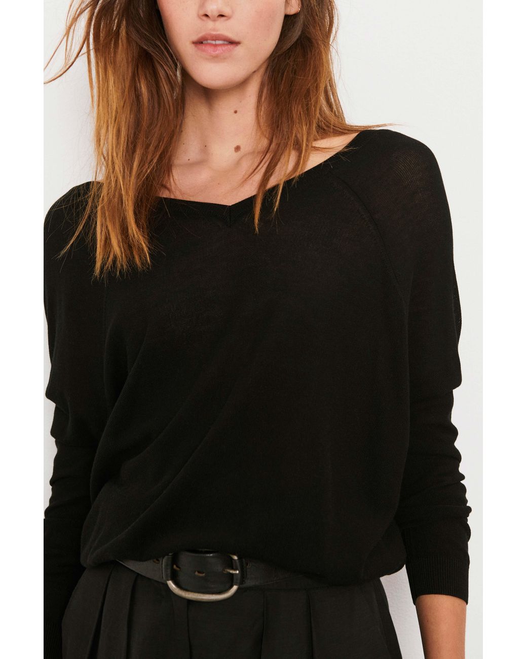 Ba&sh Sweater Silk in Black Lyst