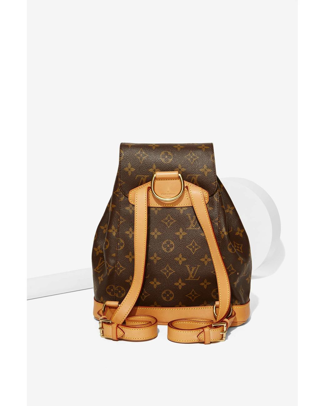 Louis Vuitton Vintage Monogram Montsouris Mm Backpack in Brown |