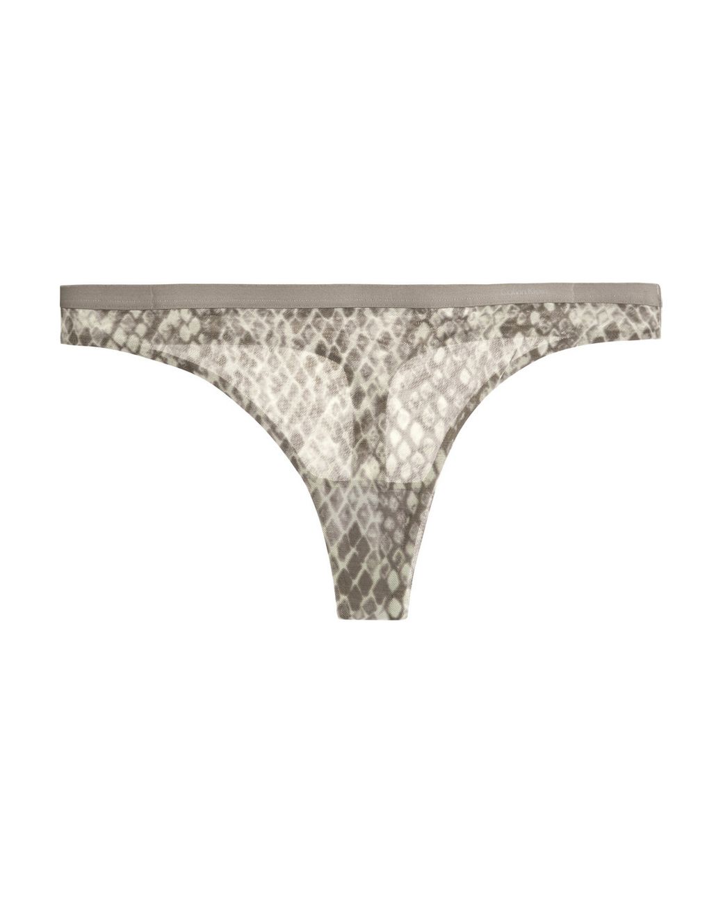 calvin klein snake print thong