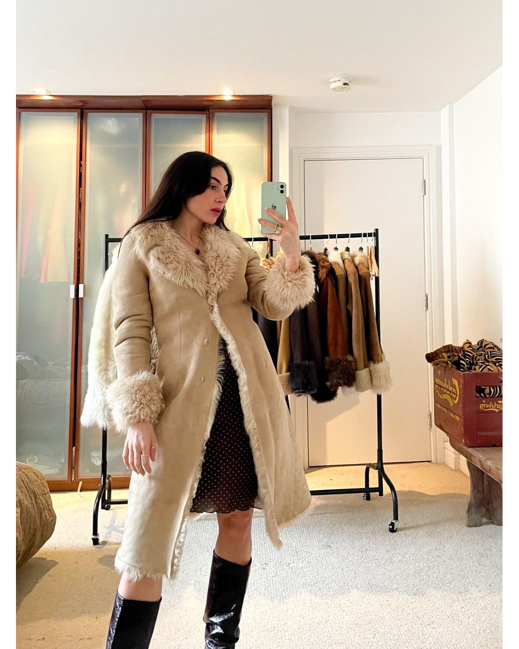 Baba by Tasha Metallic The Laney Long Coat