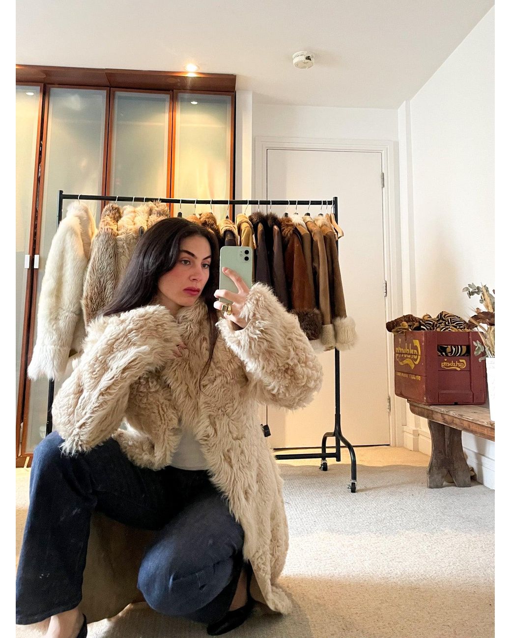 Baba by Tasha Metallic The Laney Long Coat