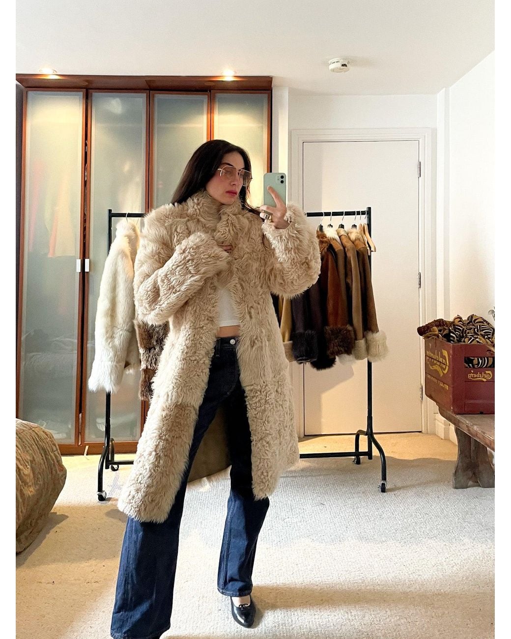 Baba by Tasha Metallic The Laney Long Coat