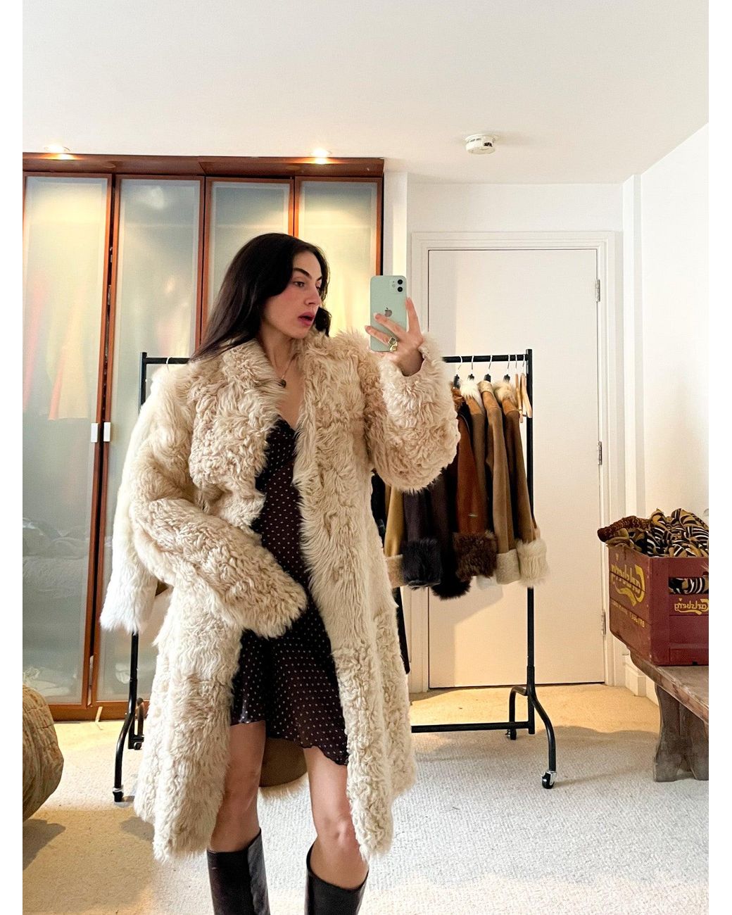 Baba by Tasha Metallic The Laney Long Coat