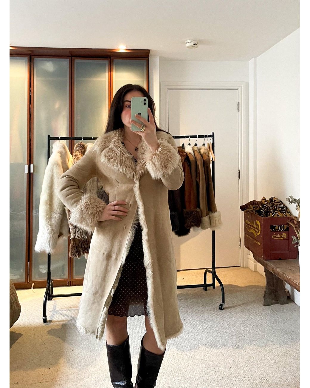 Baba by Tasha Metallic The Laney Long Coat