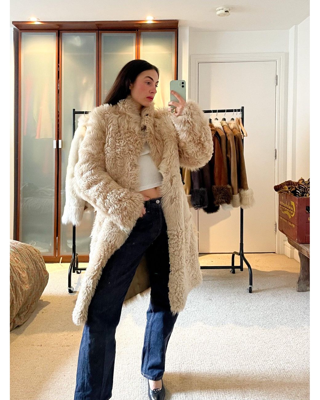 Baba by Tasha Metallic The Laney Long Coat