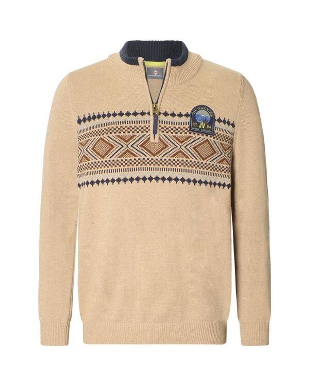 Jan Vanderstorm Pullover Kobbe in Natural für Herren