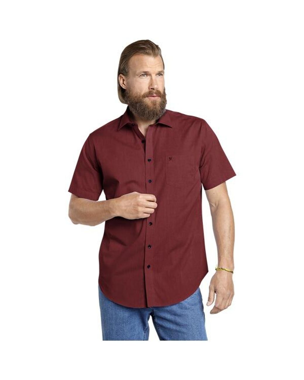 Jan Vanderstorm Doppelpack Hemd Evin in Red für Herren