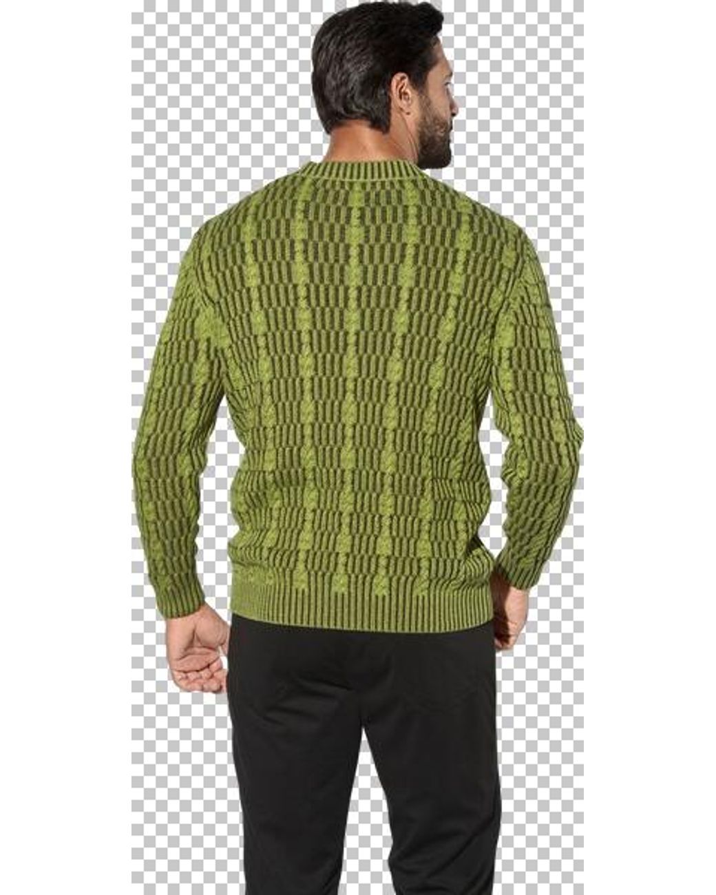 Jan Vanderstorm Pullover Akselheim in Green für Herren